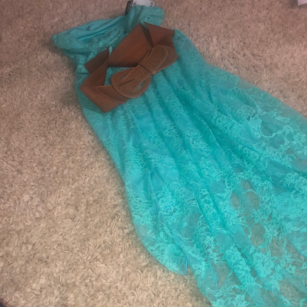Rue 21 Teal Long Dress